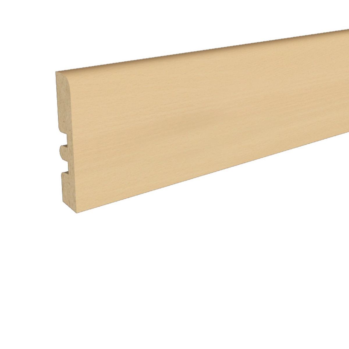 HOLZTEK - Guardapolvo MDF Haya Natural 12 mm 6.8x240 cm