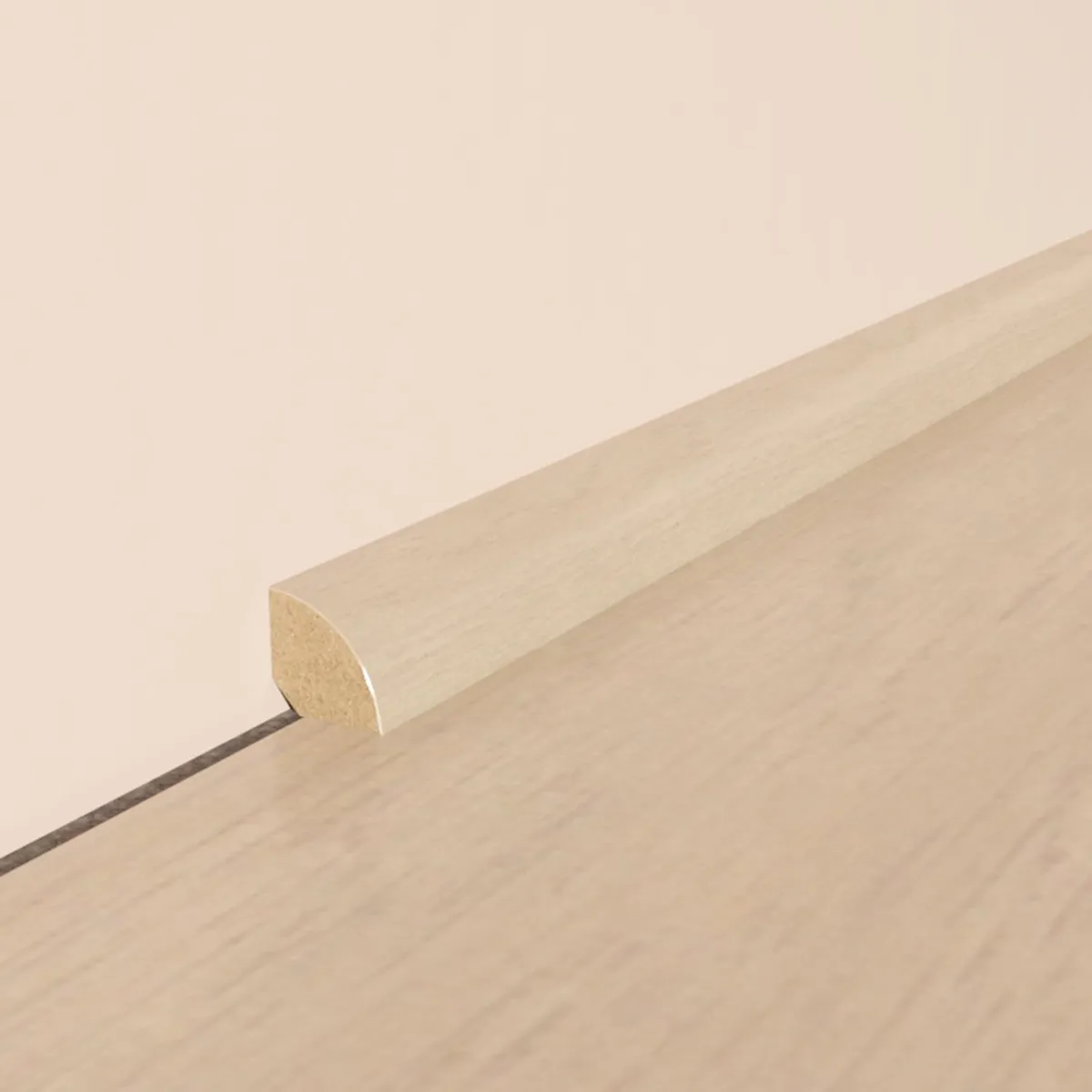 HOLZTEK - Moldura 1/4 Rodón MDF White Autumn 19 mm 1.9x240 cm