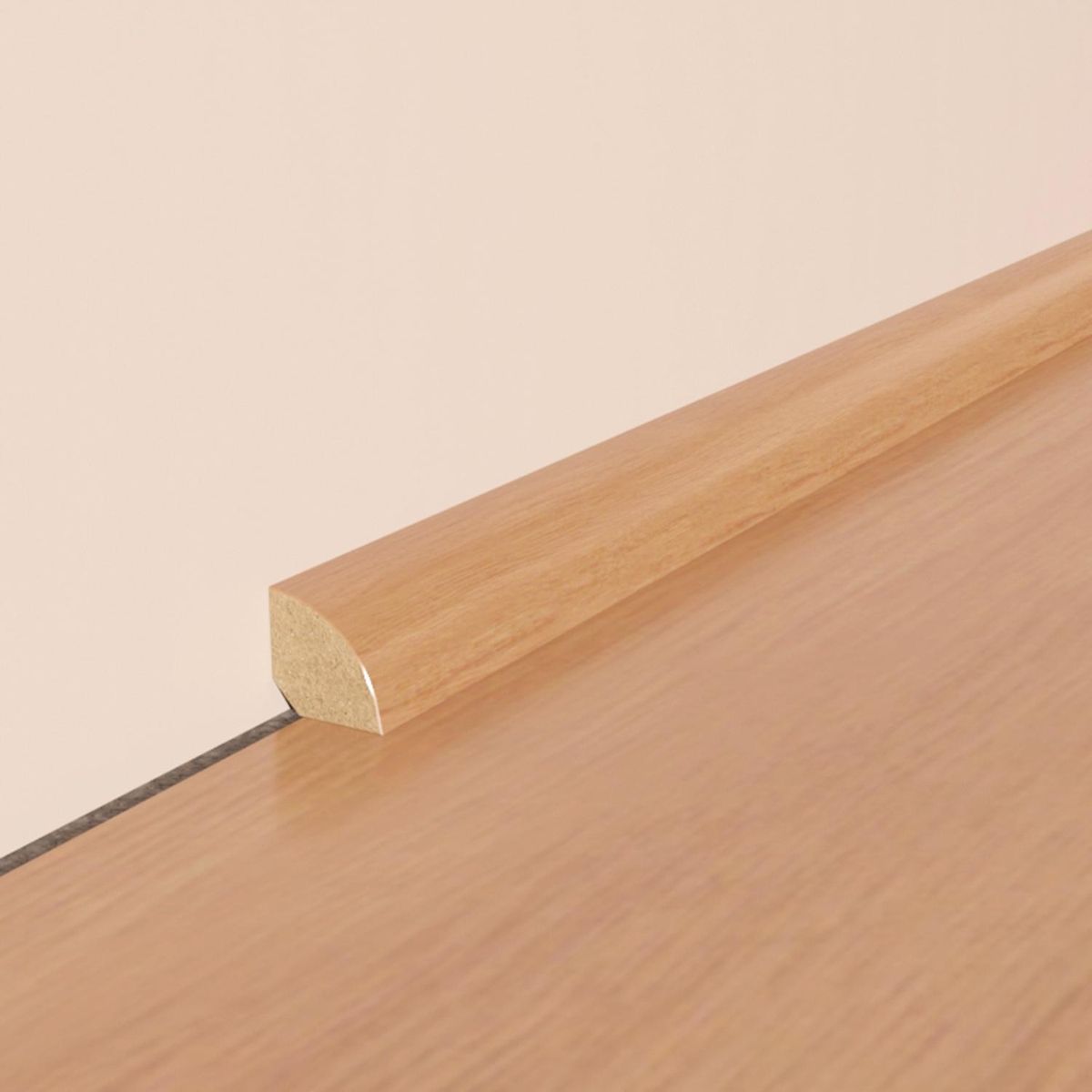 HOLZTEK - Moldura 1/4 Rodón MDF Cerezo Silvestre 19 mm 1.9x240 cm