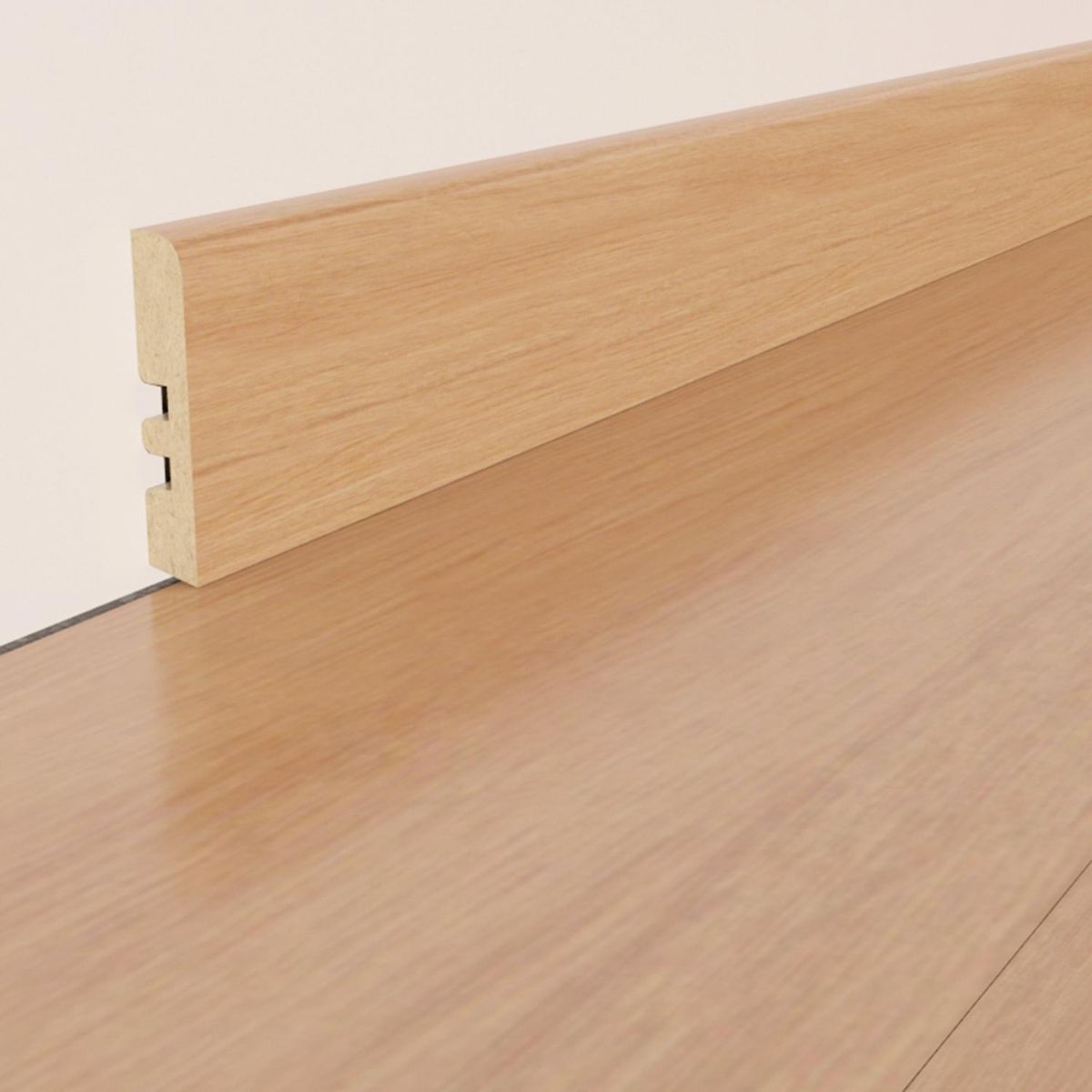 HOLZTEK - Guardapolvo MDF Cerezo Silvestre 12 mm 6.8x240 cm