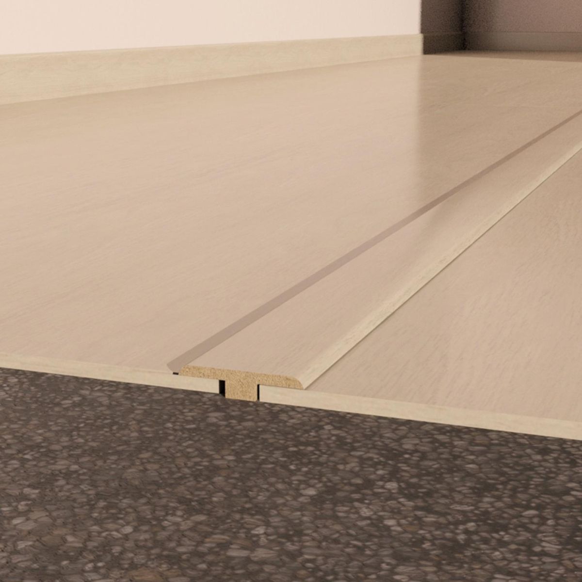 HOLZTEK - Guía de Transición MDF White Autumn 12 mm 4.5x100 cm