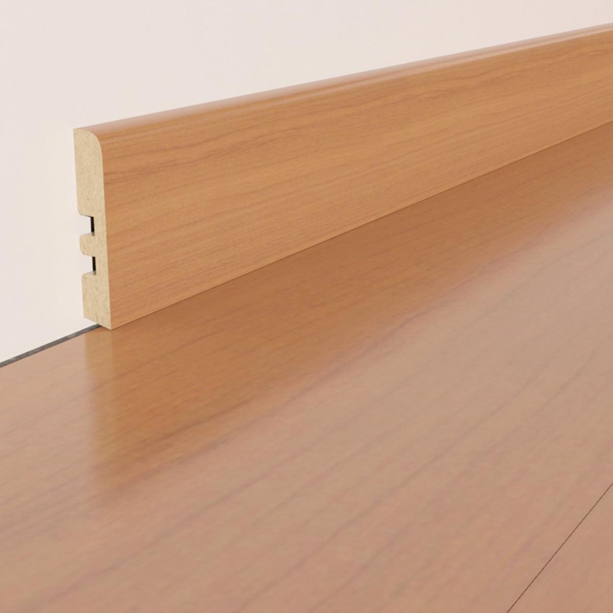 HOLZTEK - Guardapolvo MDF Cerezo Claro 12 mm 6.8x240 cm