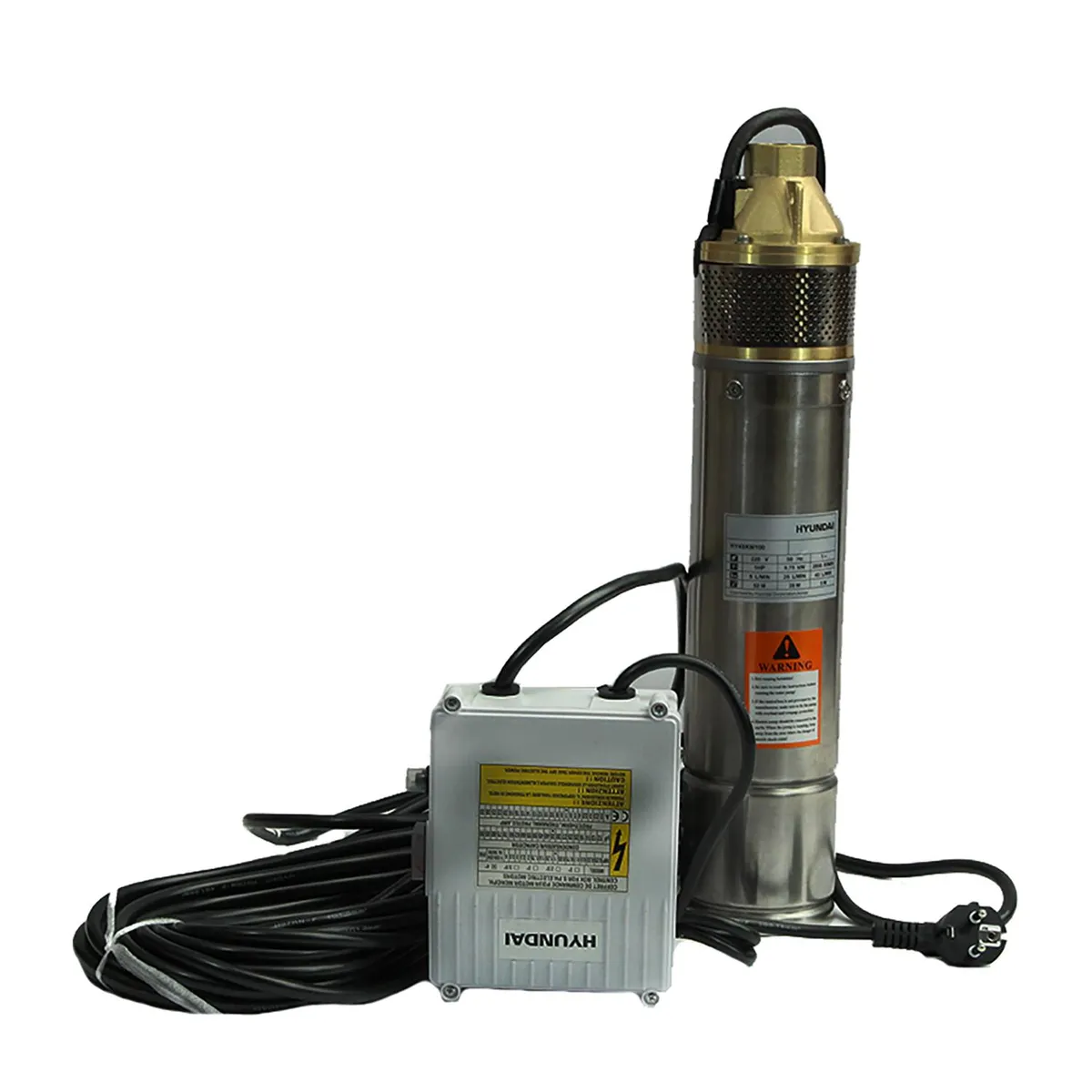 HYUNDAI - Bomba pozo profundo 4" Monoblock 1 HP