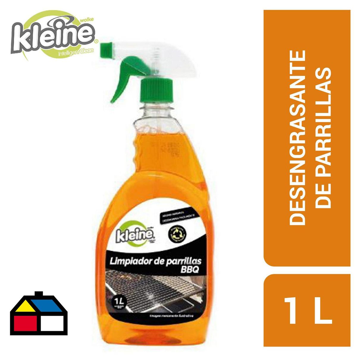 KLEINE WOLKE - Desengrasante Parrilla Bbq Kleine Wolke 1 Litro Alcalino Concentrado