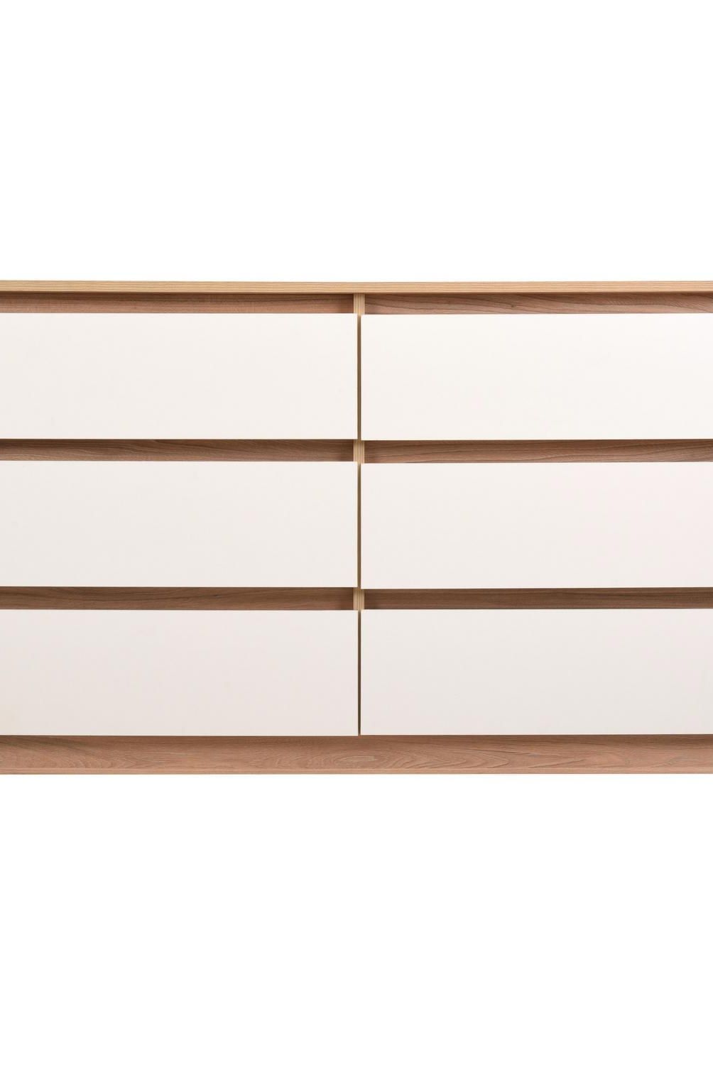 CIC - Cómoda 6 Cajón(es) Nordica 120x69x45 cm Blanco