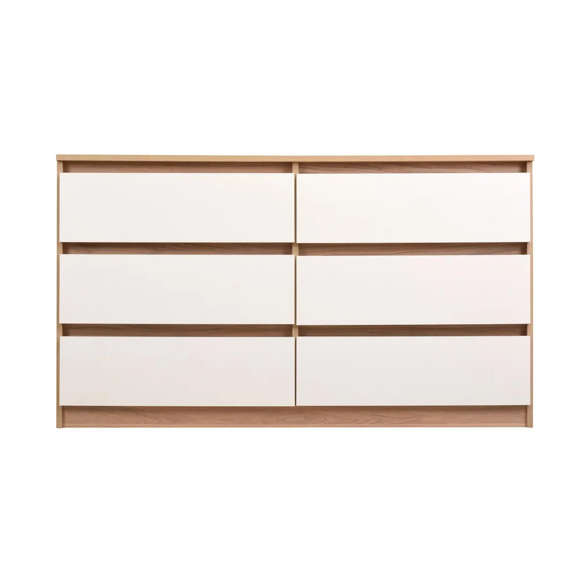 CIC - Cómoda 6 Cajón(es) Nordica 120x69x45 cm Blanco