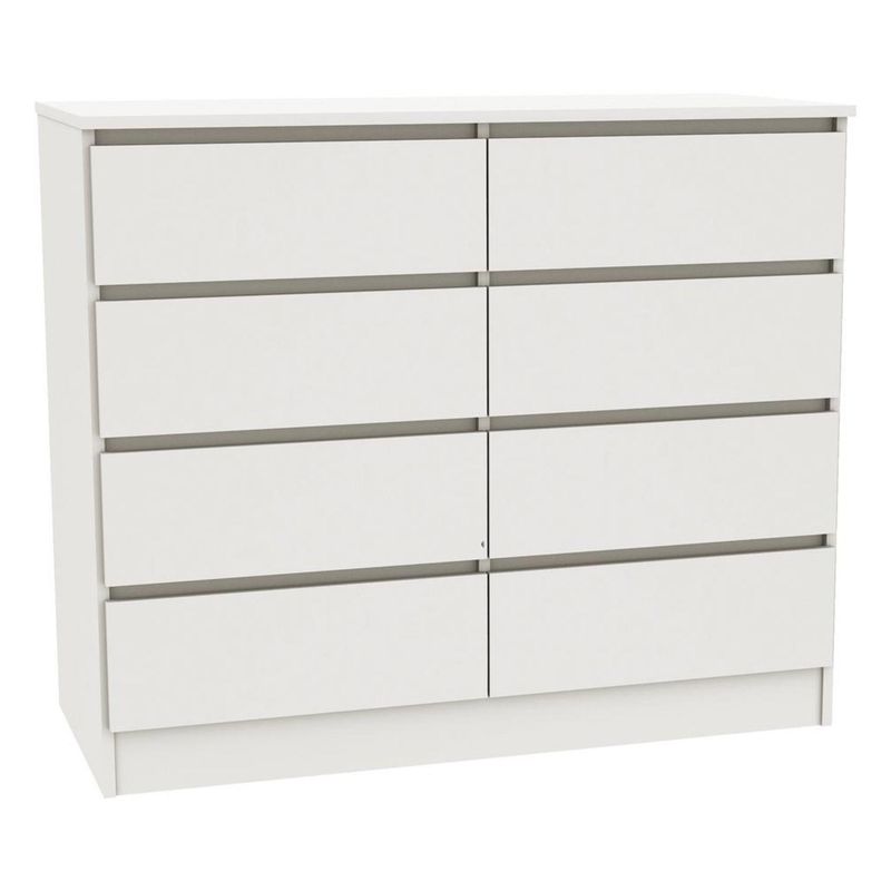 CIC - Cómoda 8 Cajón(es) Austria 100x85x45 cm Blanco