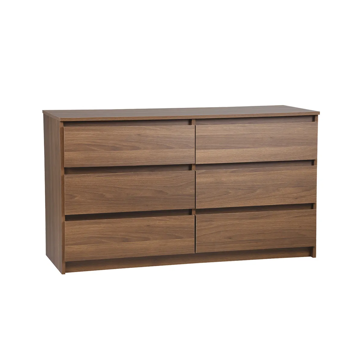 CIC - Cómoda 6 Cajón(es) Nordica 120x69x45 cm Nogal