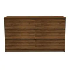 CIC - Cómoda 6 Cajón(es) Nordica 120x69x45 cm Nogal