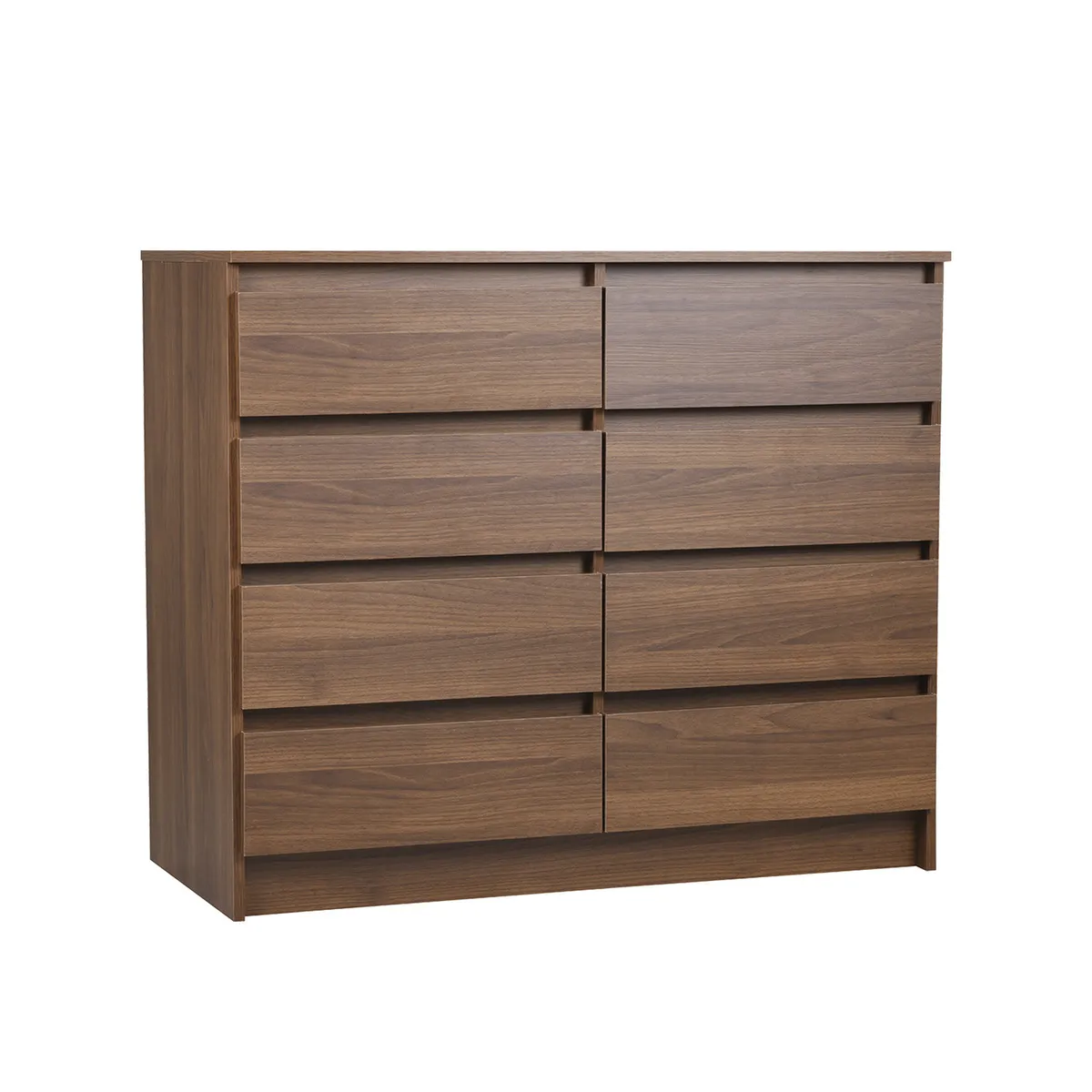 CIC - Cómoda 8 Cajón(es) Austria 100x85x45 cm Nogal