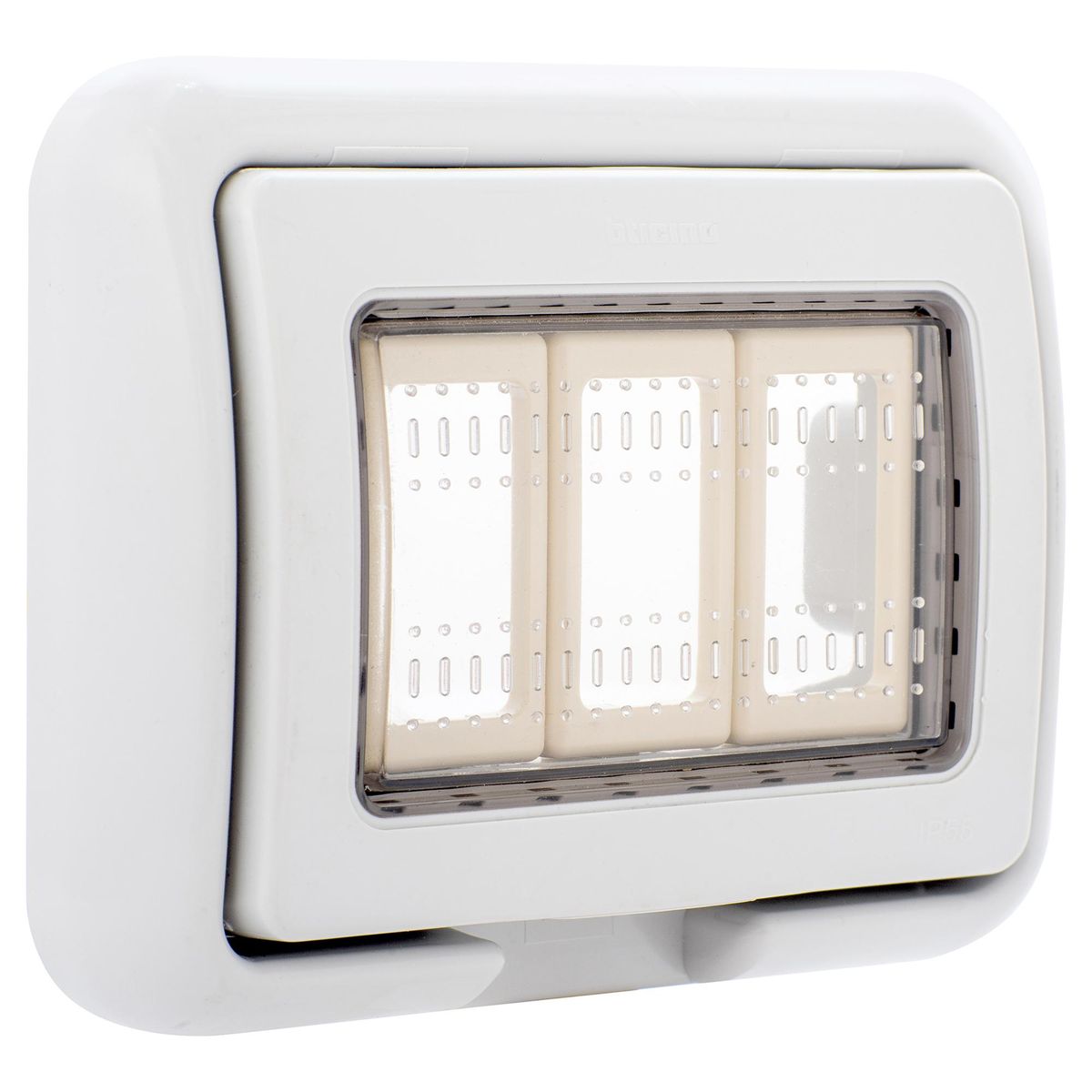 BTICINO - Placa intemperie 3 módulos