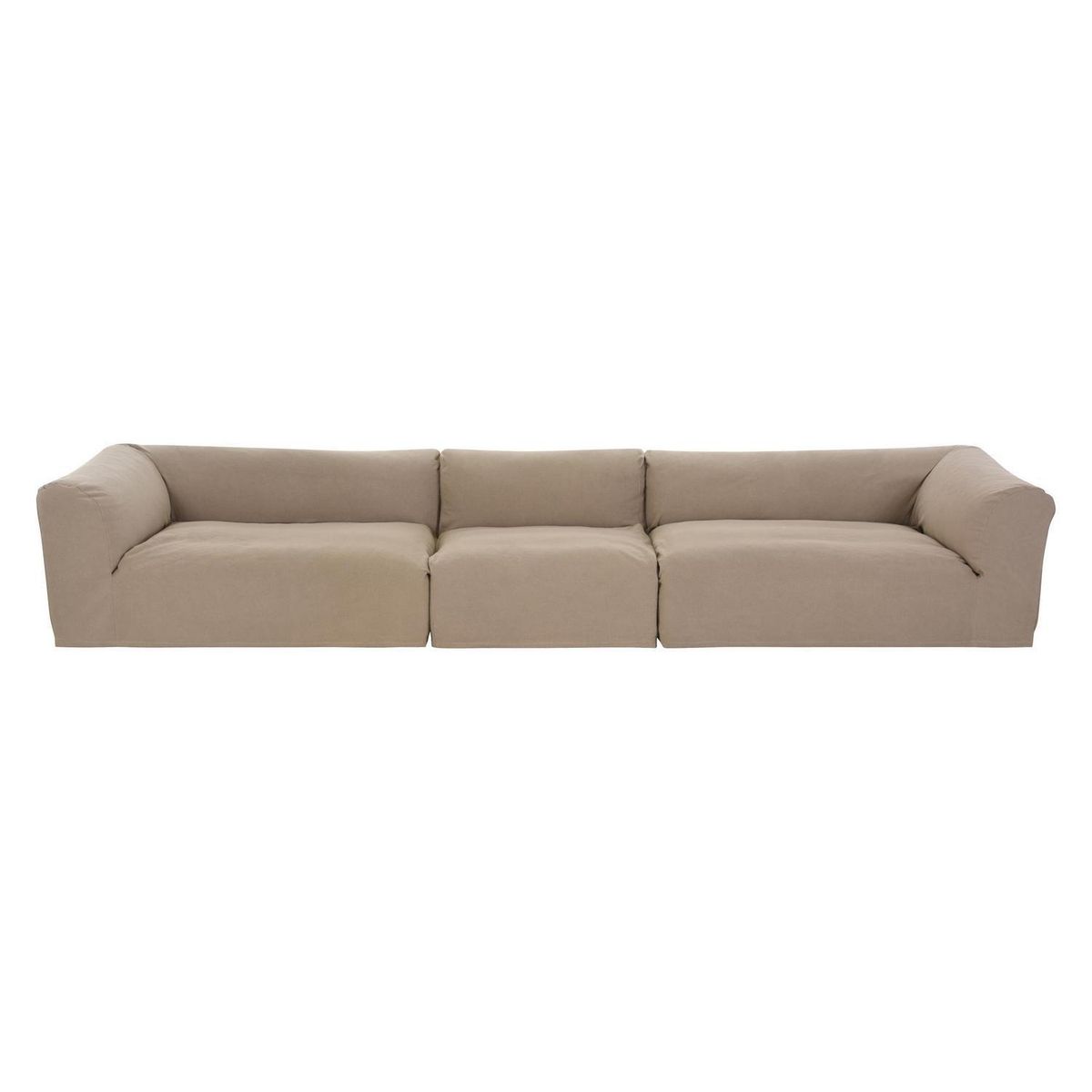 CIC - Sofá Seccional 3 cuerpos Relax 390x65x91 cm Natural