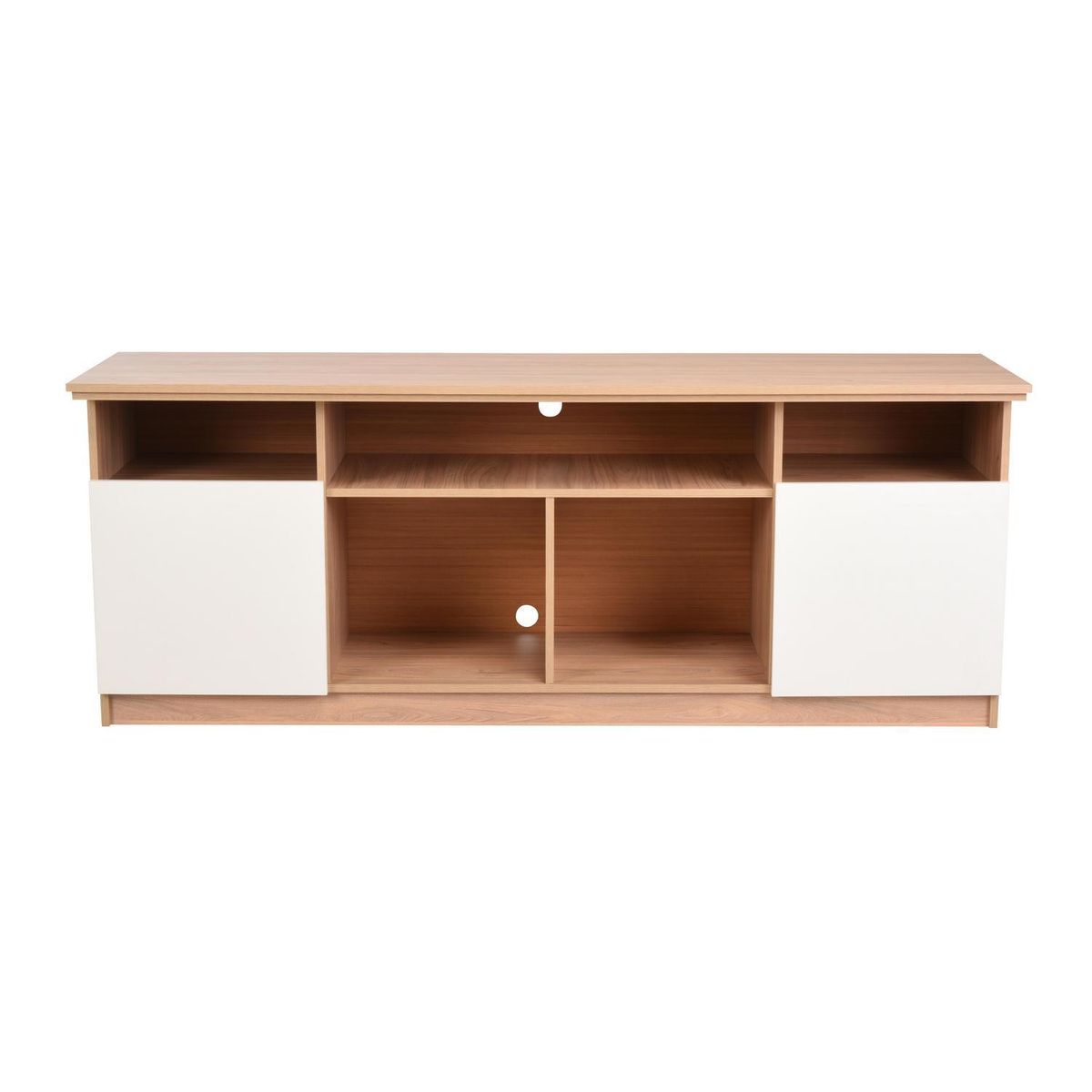 CIC - Rack TV" 75 " Atenas Olmo/Blanco 170x65x48 cm