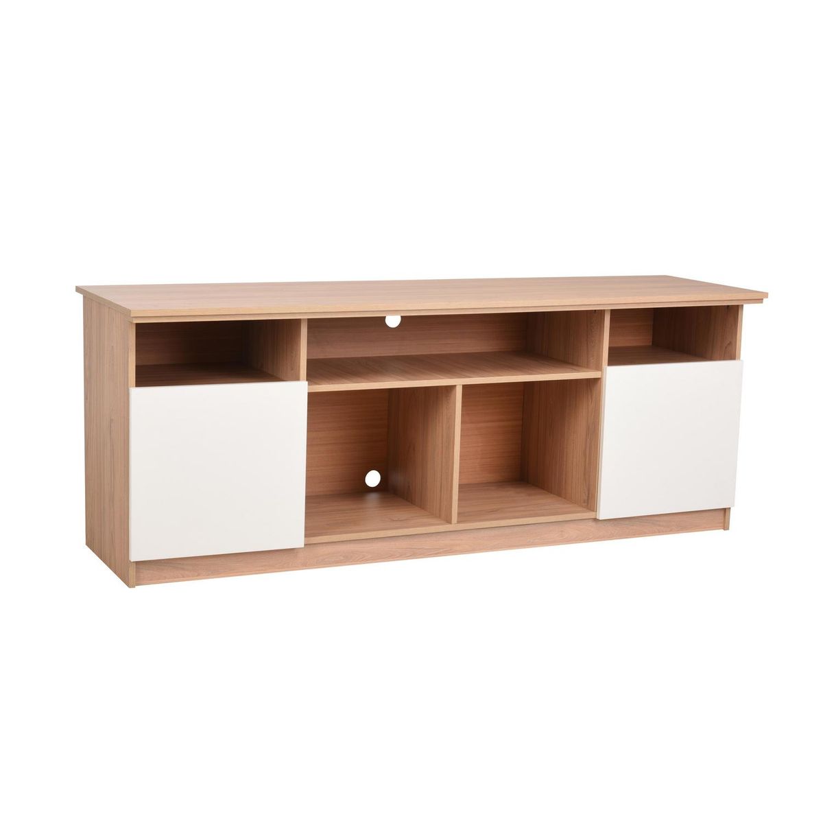 CIC - Rack TV" 75 " Atenas Olmo/Blanco 170x65x48 cm