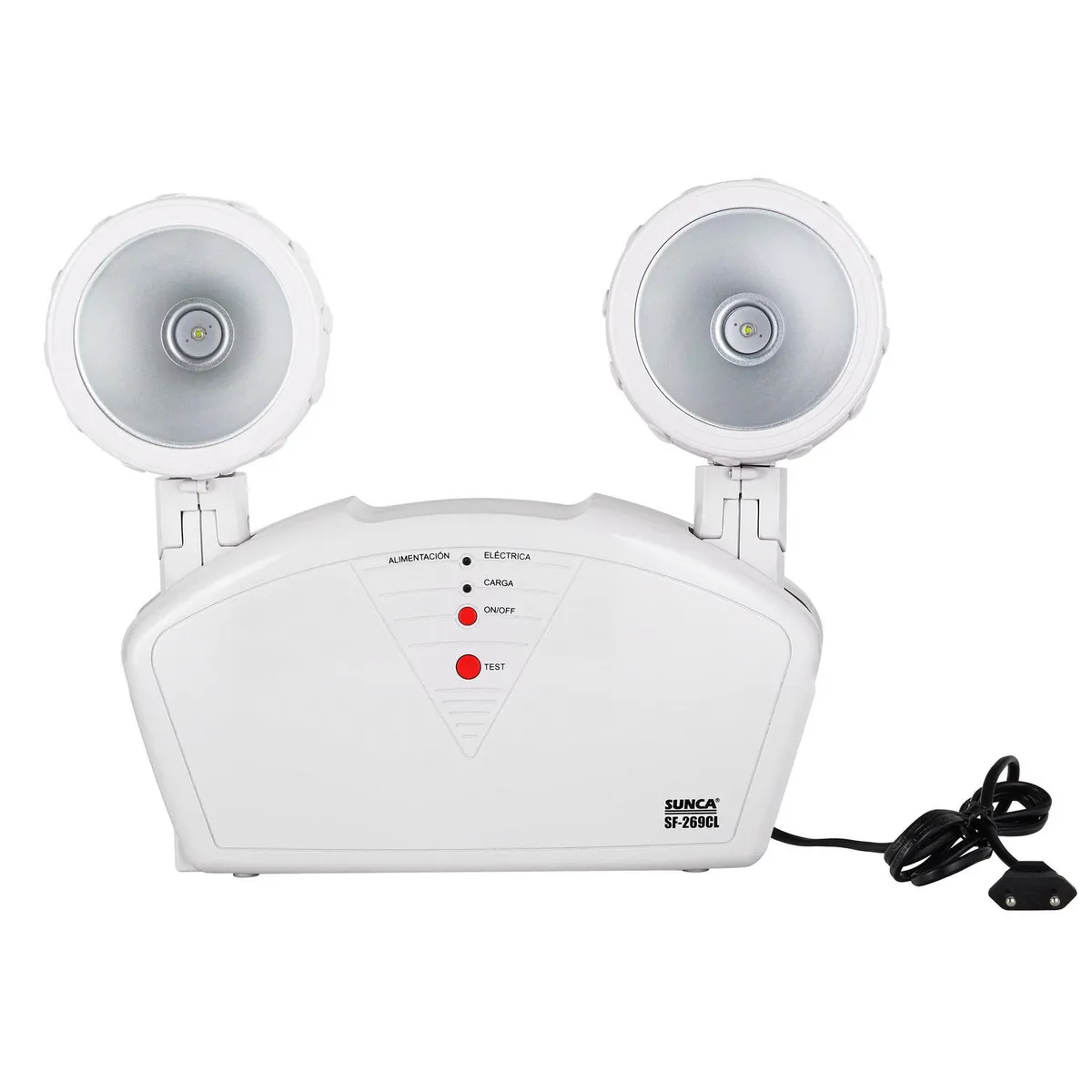 SUNCA - Lámpara de emergencia 2 focos LED direccionables