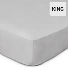 ROYAL SUPREME - Sábana inferior king liso pearl