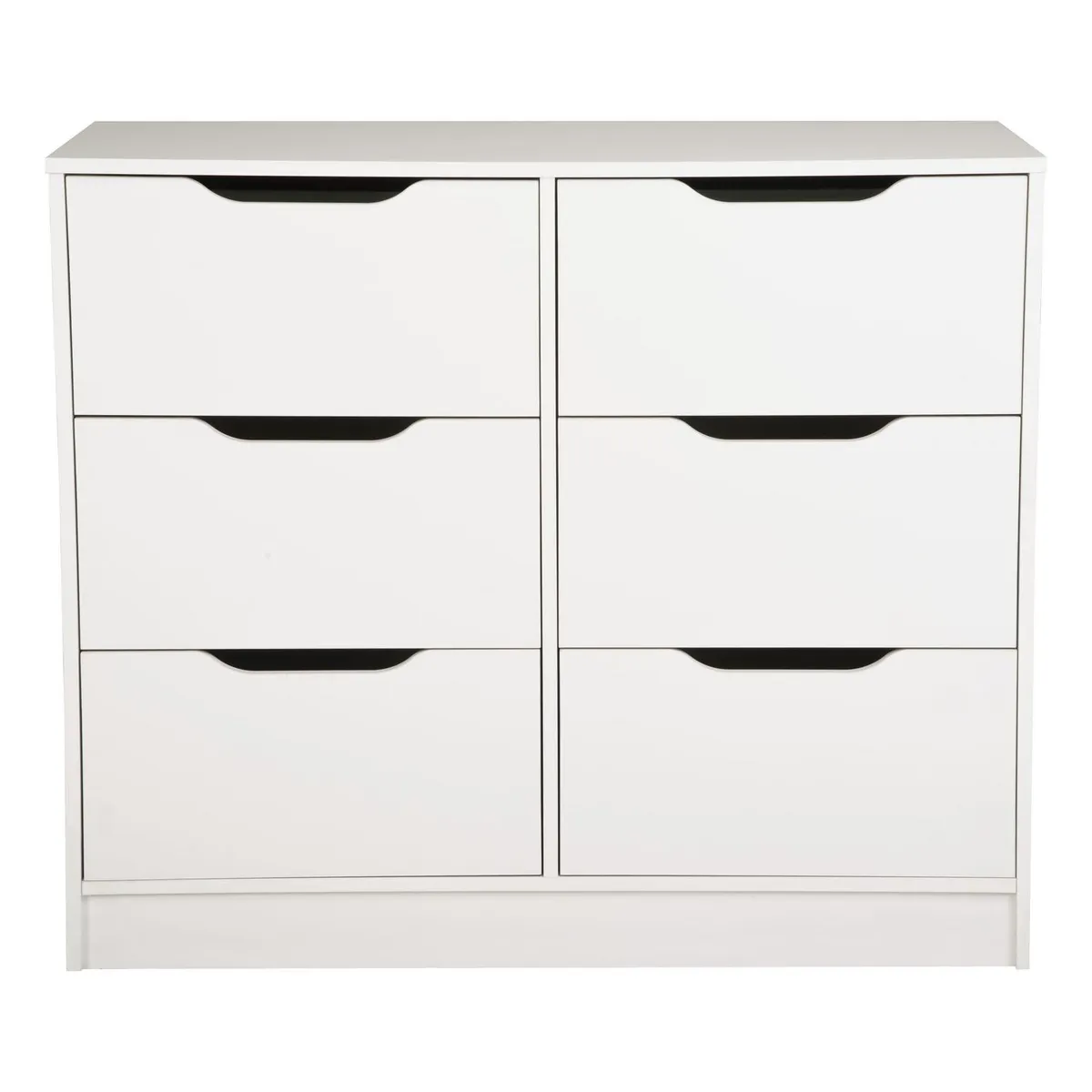 CIC - Cómoda 6 Cajón(es) 6 cajones 100x85x45 cm Blanco