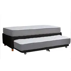 LATAM HOME - Cama 1.5 plazas Zen Best Negro