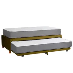 LATAM HOME - Cama 1.5 Plazas Nido Zen Best Verde