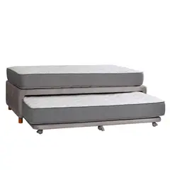 LATAM HOME - Cama 1.5 Plazas Nido Zen Best Gris