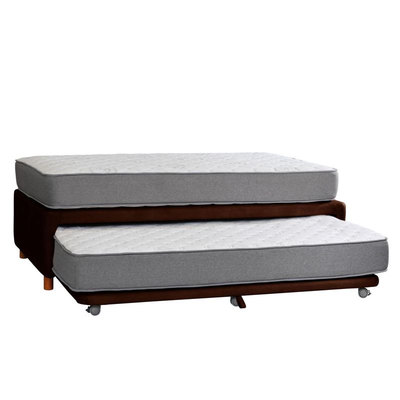 LATAM HOME - Cama Nido 1.5 plazas Zen Best  Café tabaco