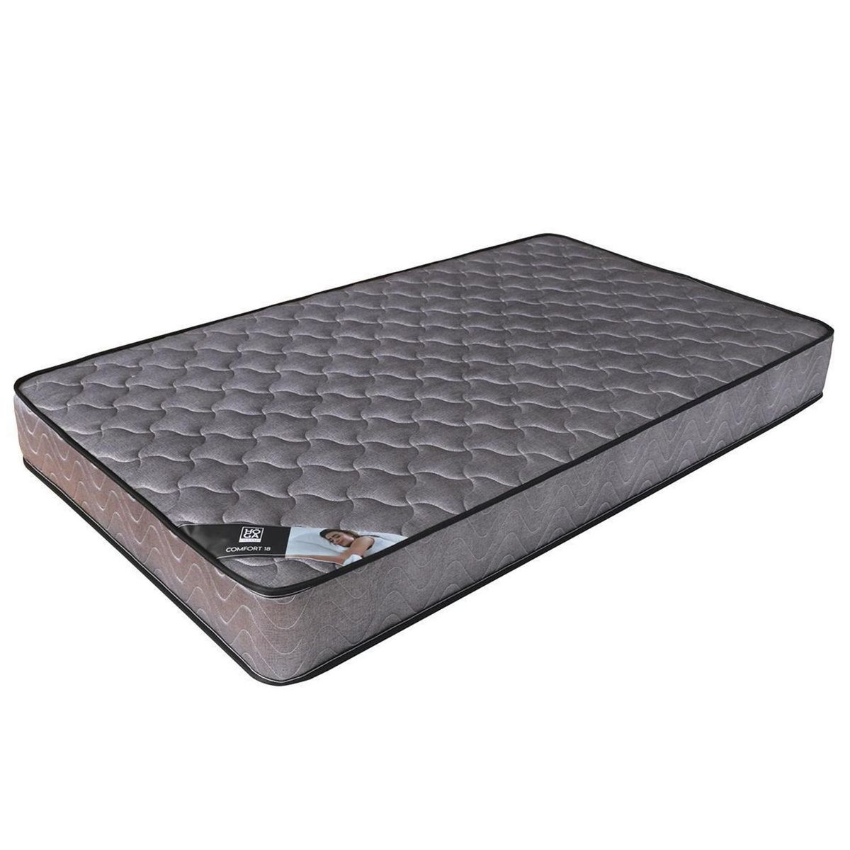 HOGADREAMS - Colchón Comfort alto 18 cm 1.5 plaza