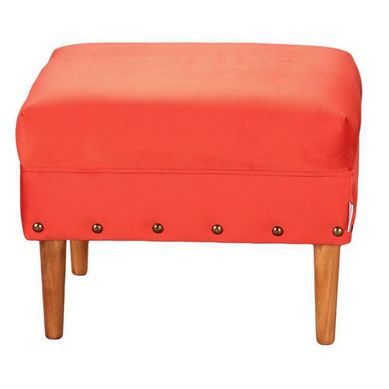Pouf Provenza Tacha felpa 04 Rojo