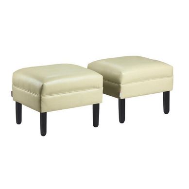 Set 2 Poufs Sky PU 00 Beige