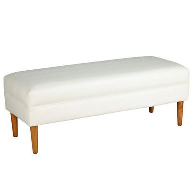 Banqueta Provenza PU 04 blanco