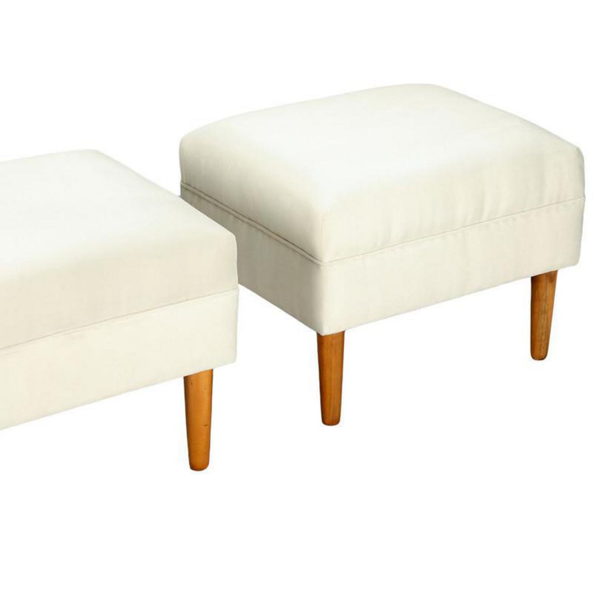 BODEVIR - Set 2 Poufs Provenza Felpa 04