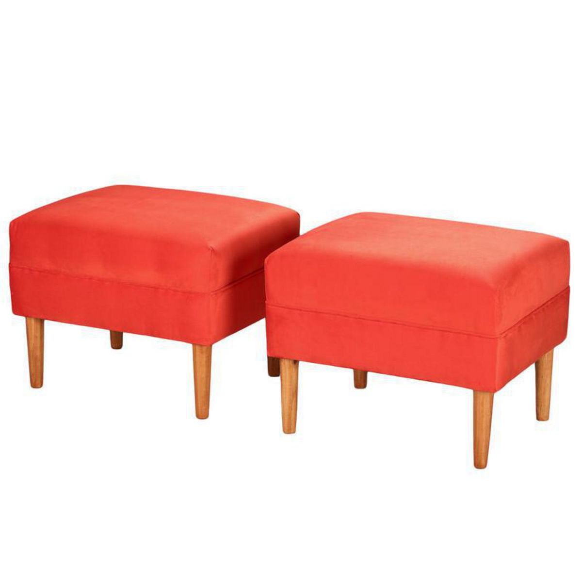 BODEVIR - Set 2 Poufs Provenza Felpa 04