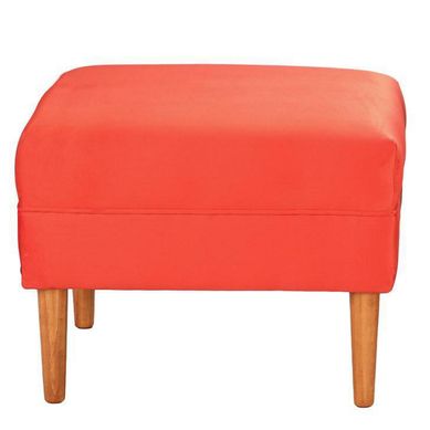 Pouf Provenza felpa 04 Rojo