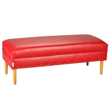 Banqueta Provenza Tacha PU 04 Rojo