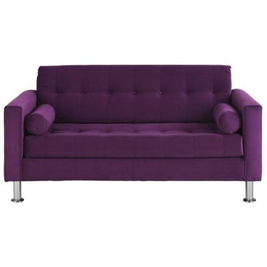 Sofa Retro 3C Felpa 12 Morado