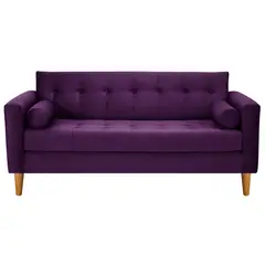 BODEVIR - Sofa Retro 3 Cuerpos Felpa 04
