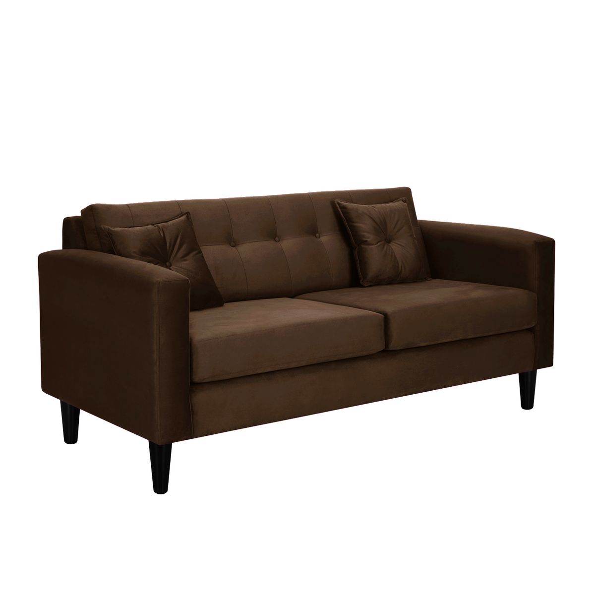 BODEVIR - Sofa New Retro 3 Cuerpos Felpa 00