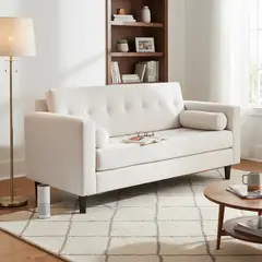 BODEVIR - Sofa Retro 3 Cuerpos Felpa 00