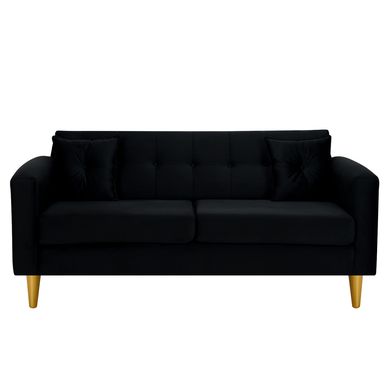 Sofa New Retro 3C Felpa 01 Negro