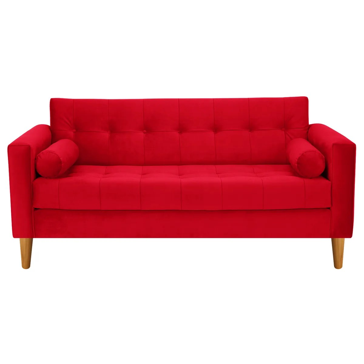 BODEVIR - Sofa Retro 3 Cuerpos Felpa 04