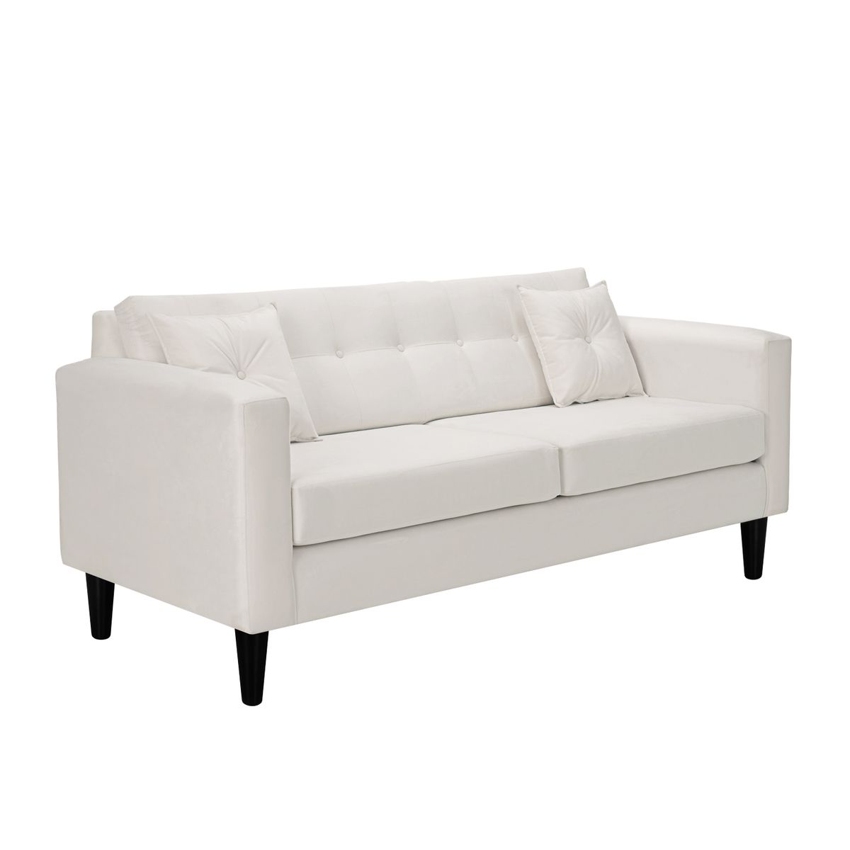 BODEVIR - Sofa New Retro 3 Cuerpos Felpa 00