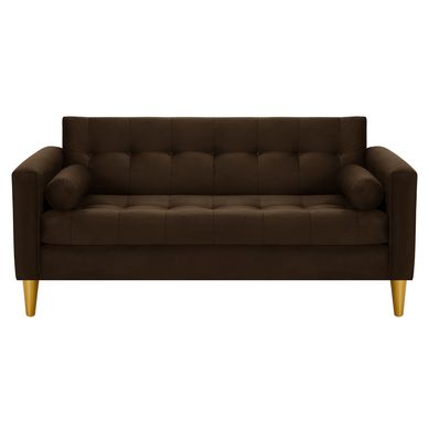 Sofa Retro 3C Felpa 01 Chocolate