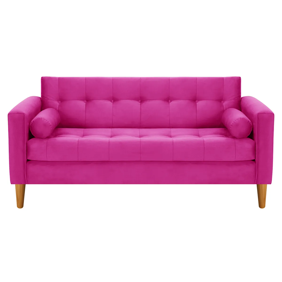 BODEVIR - Sofa Retro 3 Cuerpos Felpa 04