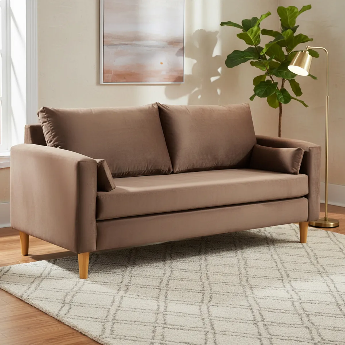 Sofa Sky 3 Cuerpos Felpa 04, marca BODEVIR - Foto Principal