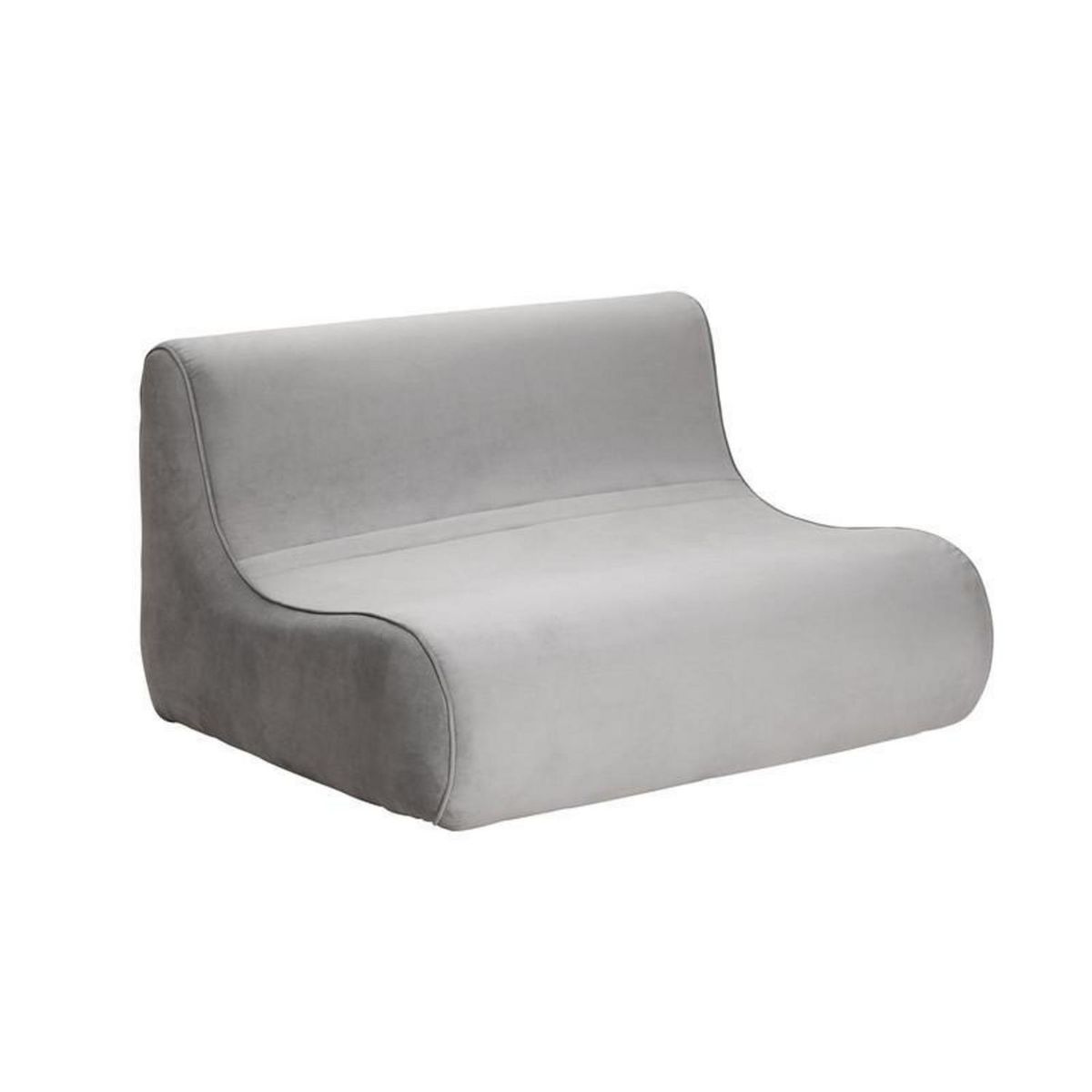 BODEVIR - Sofa Komodo 2 Cuerpos Felpa