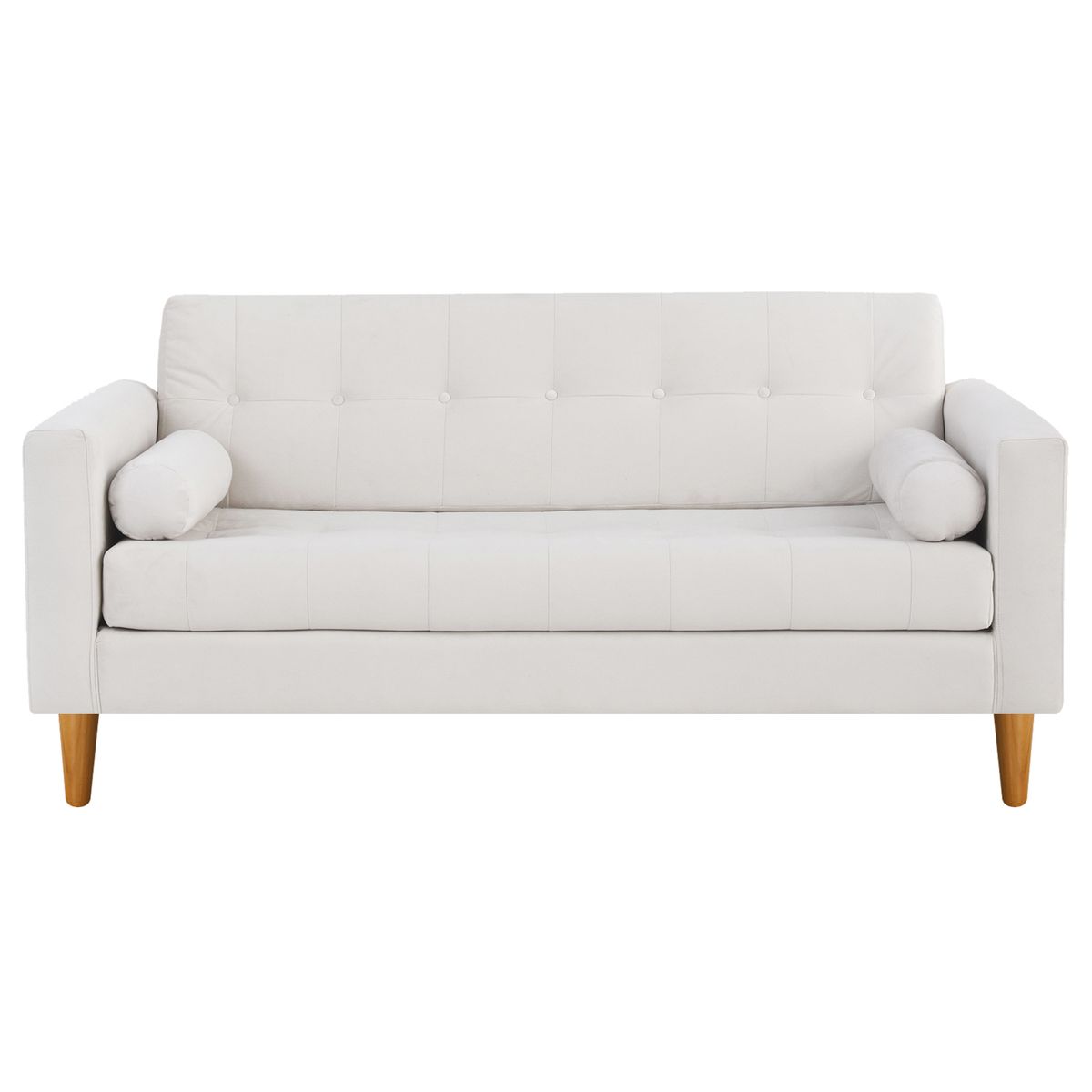 BODEVIR - Sofa Retro 3 Cuerpos Felpa 04
