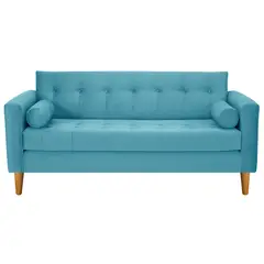 BODEVIR - Sofa Retro 3 Cuerpos Felpa 04