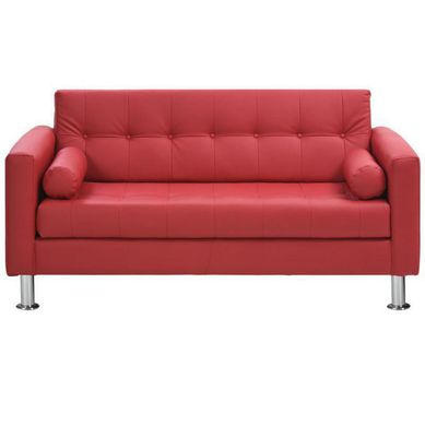 Sofa Retro 3C PU 12 Rojo