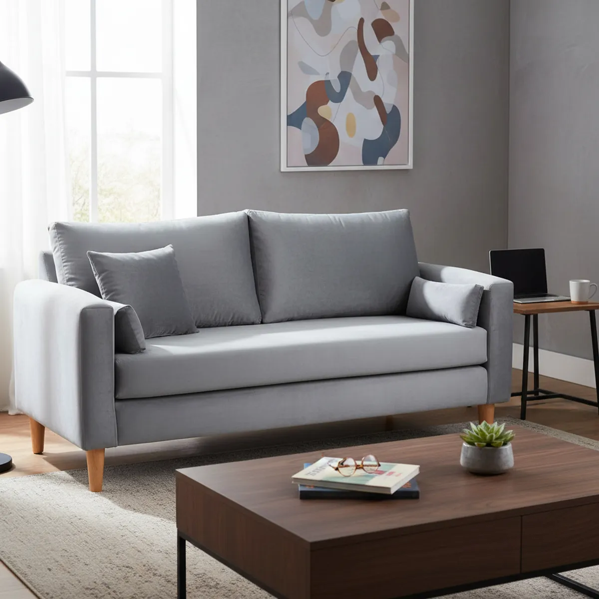 BODEVIR - Sofa Sky 3 Cuerpos Felpa 04