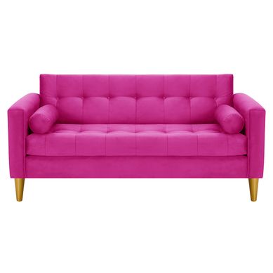 Sofa Retro 3C Felpa 01 Fucsia