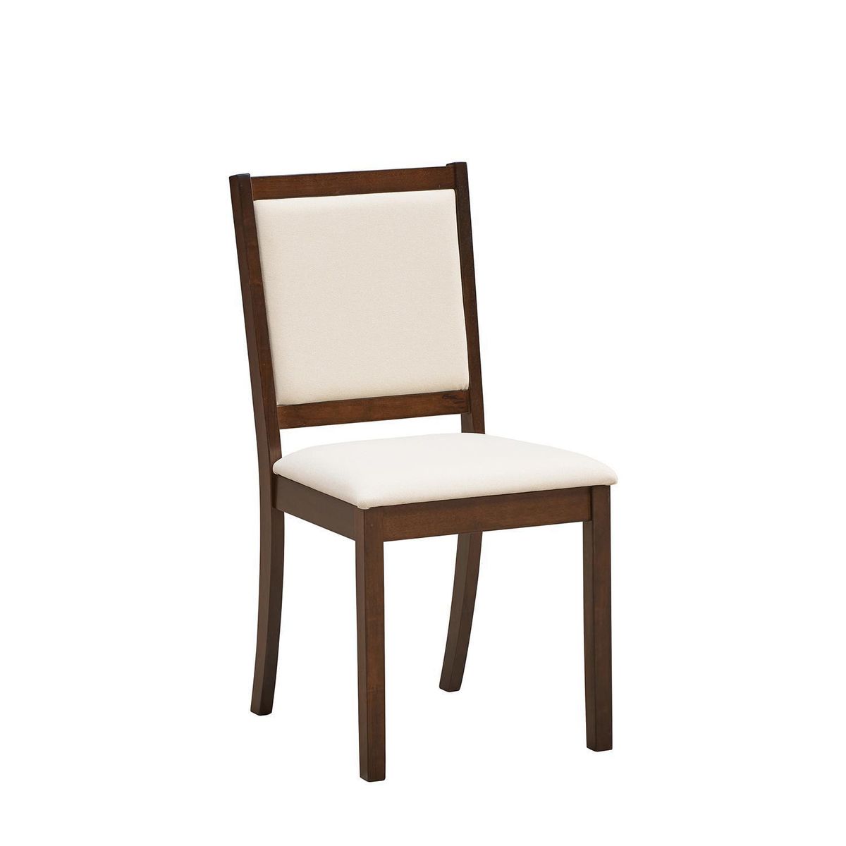 VEKKAHOME - Silla Munich Beige/Café Oscuro 99x42x60.5 cm